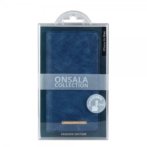 Onsala iPhone Xs Max Fodral Fashion Edition Löstagbart Skal Royal Blue
