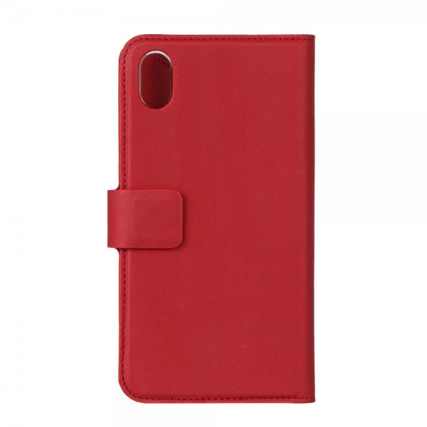 Onsala iPhone Xr Fodral Fashion Edition Löstagbart Skal Saffiano Röd