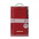 Onsala iPhone Xr Fodral Fashion Edition Löstagbart Skal Saffiano Röd