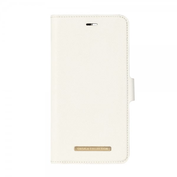 Onsala iPhone 6/6S Plus/iPhone 7 Plus/iPhone 8 Plus Fodral Fashion Edition Löstagbart Skal Saffiano Vit