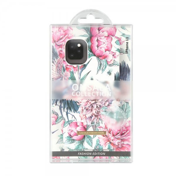 Onsala iPhone 11 Skal Fashion Edition Pink Crane