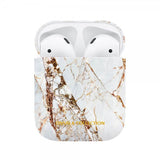 Onsala AirPods 1/2 Skal Fashion Edition White Rhino Marble