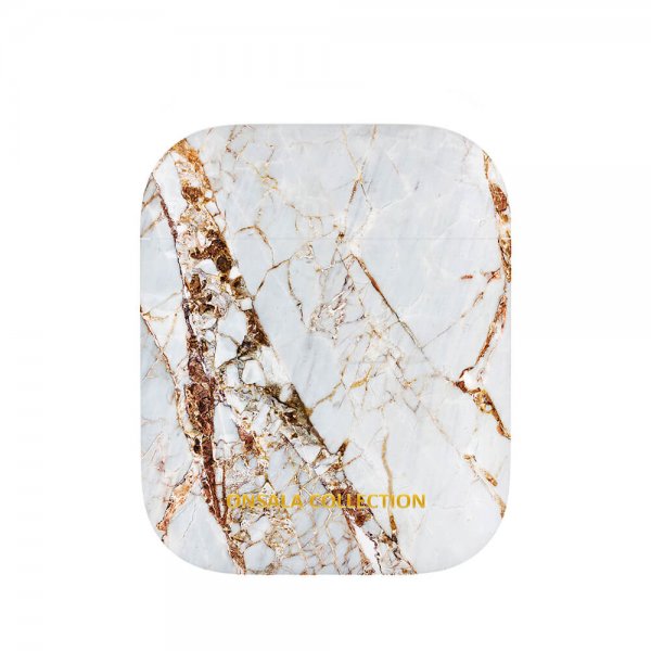 Onsala AirPods 1/2 Skal Fashion Edition White Rhino Marble
