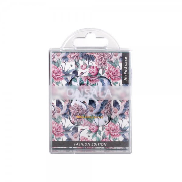 Onsala AirPods 1/2 Skal Fashion Edition Pink Crane