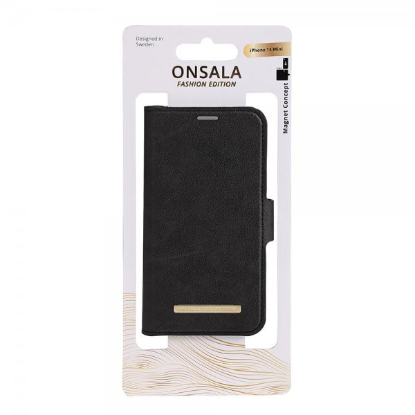 Onsala iPhone 13 Mini Fodral Fashion Edition Löstagbart Skal Midnight Black