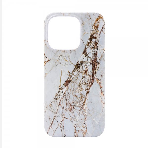 Onsala iPhone 15 Pro Skal MagSeries White Rhino Marble