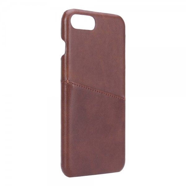 Onsala iPhone 6/6S Plus/iPhone 7 Plus/iPhone 8 Plus Skal med ett Kortfack Brun