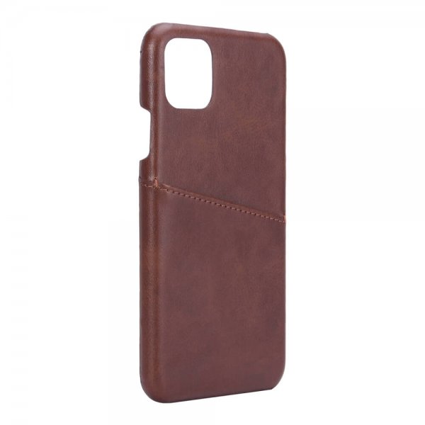 Onsala iPhone 11 Pro Max Skal med ett Kortfack Brun