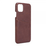 Onsala iPhone 11 Pro Max Skal med ett Kortfack Brun