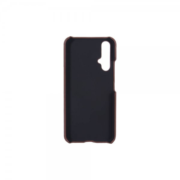 Onsala Huawei Nova 5T Skal med ett Kortfack Brun