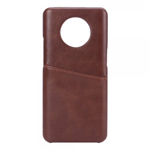 Onsala OnePlus 7T Skal med ett Kortfack Brun