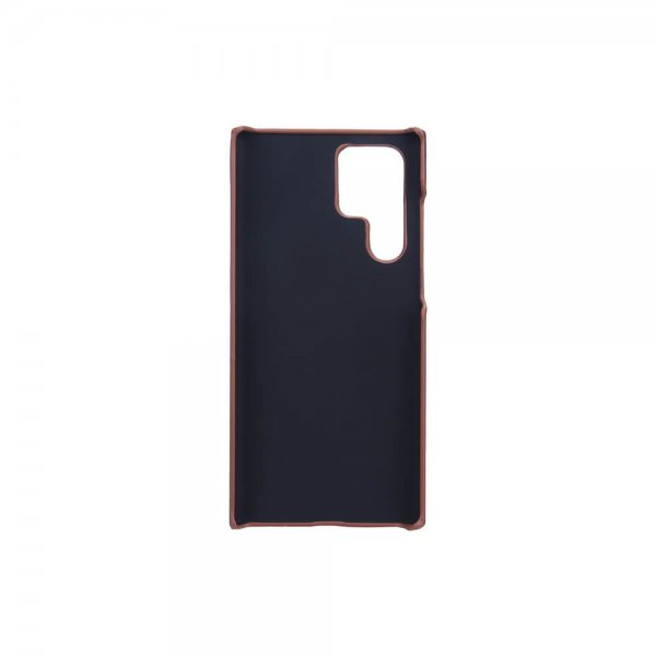 Onsala Samsung Galaxy S22 Ultra Skal med ett Kortfack Brun