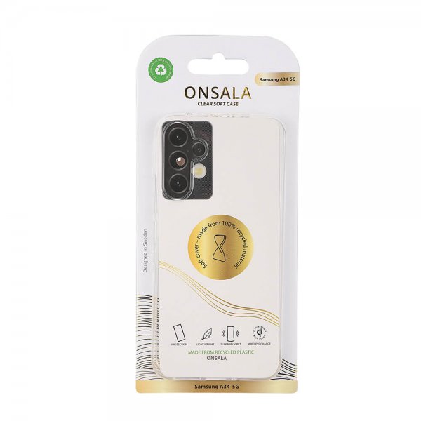 Onsala Samsung Galaxy A34 5G Skal Återvunnen TPU Transparent
