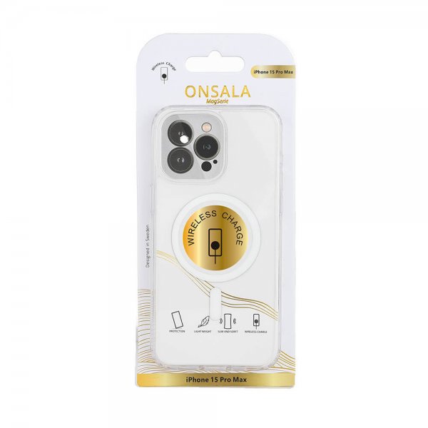 Onsala iPhone 15 Pro Max Skal MagSeries Transparent