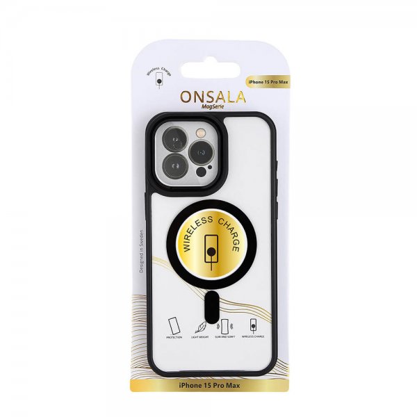 Onsala iPhone 15 Pro Max Skal Bumper MagSeries Svart