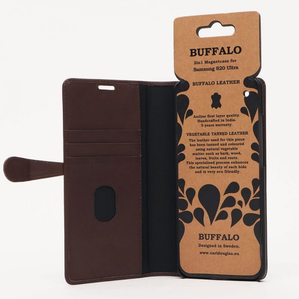 Buffalo Samsung Galaxy S20 Ultra Fodral 2in1 Magnet Case Brun