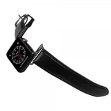 Buffalo Apple Watch 44/45/46mm/Apple Watch Ultra Armband Äkta Läder Svart