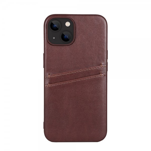 Buffalo iPhone 13/iPhone 14 Skal Backcover with Card Slots Brun