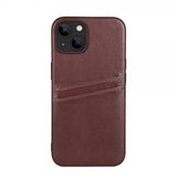 Buffalo iPhone 13/iPhone 14 Skal Backcover with Card Slots Brun