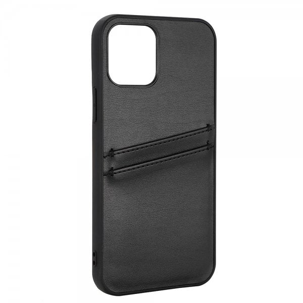 Buffalo iPhone 12/iPhone 12 Pro Skal Backcover with Card Slots Svart