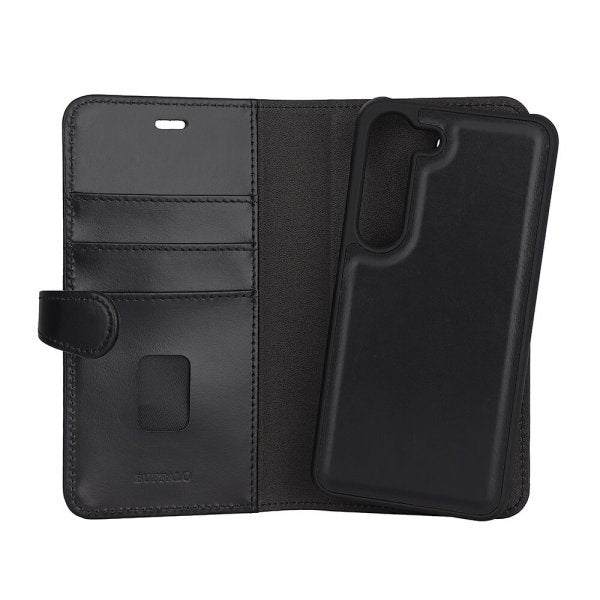 Buffalo Samsung Galaxy S23 Fodral 2-in-1 Detachable Wallet Svart