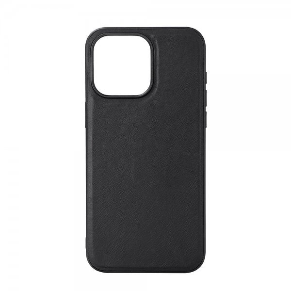 Buffalo iPhone 15 Pro Max Skal Äkta läder MagSeries Svart