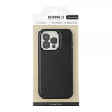 Buffalo iPhone 15 Pro Skal PU MagSeries Svart