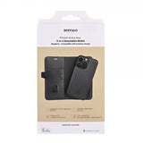 Buffalo iPhone 15 Pro Max Fodral 3 Kortfack Löstagbart Skal MagSeries Svart