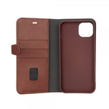 Buffalo iPhone 15 Plus Fodral 3 Kortfack Löstagbart Skal MagSeries Brun