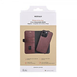 Buffalo iPhone 15 Pro Max Fodral 3 Kortfack Löstagbart Skal MagSeries Brun