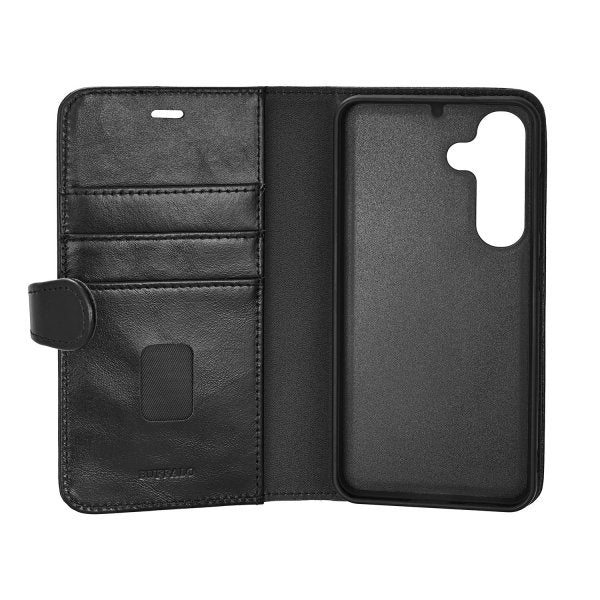 Buffalo Samsung Galaxy S25 Fodral 2-in-1 Detachable Wallet Svart