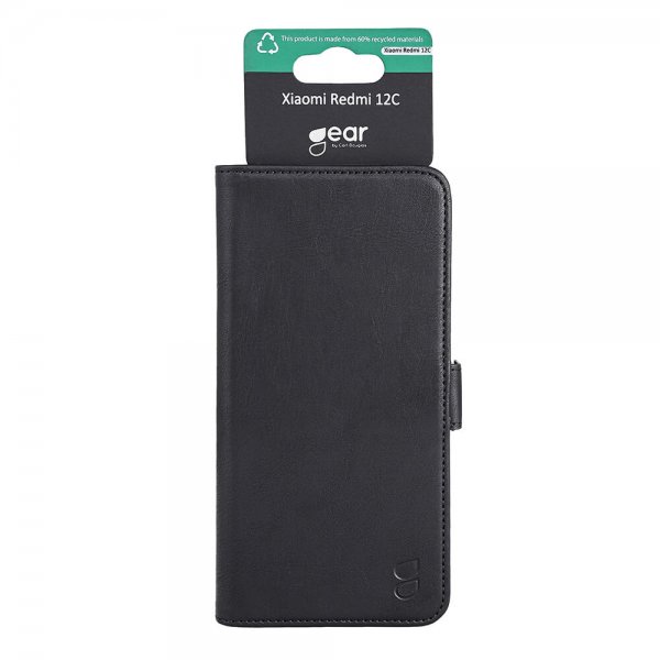 Gear Xiaomi Redmi 12C Fodral 3 Kortfack Svart