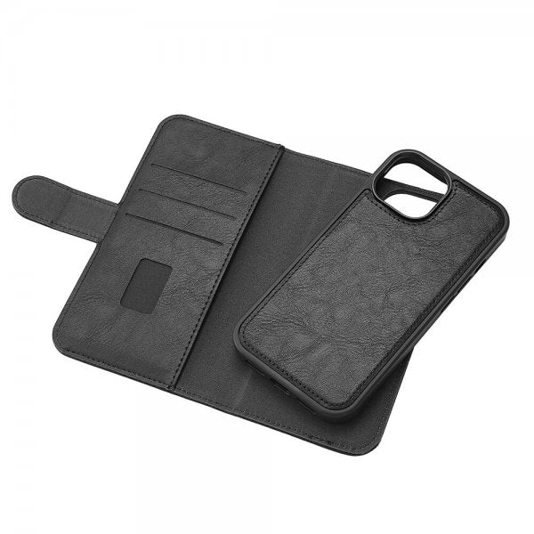 Gear iPhone 15 Fodral 3 Kortfack Löstagbart Skal MagSeries Svart