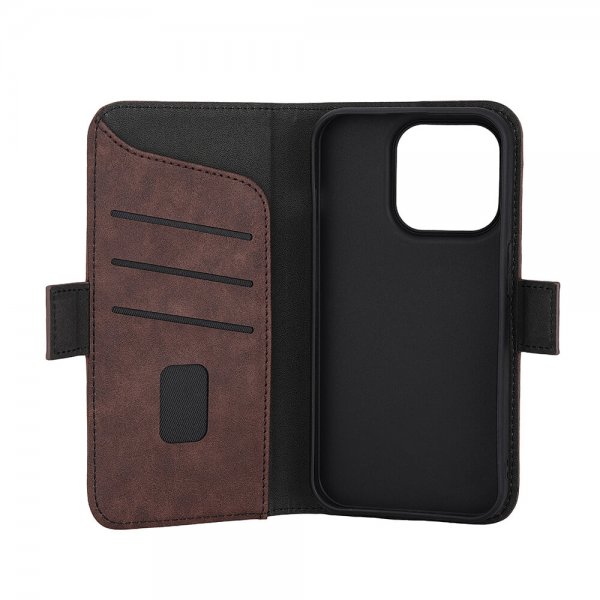 Gear iPhone 15 Pro Fodral 3 Kortfack MagSeries Brun