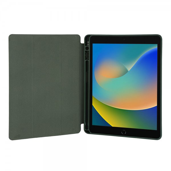 Gear iPad 10.2 (gen 7/8/9) Fodral Trifold Stand Folio Grön