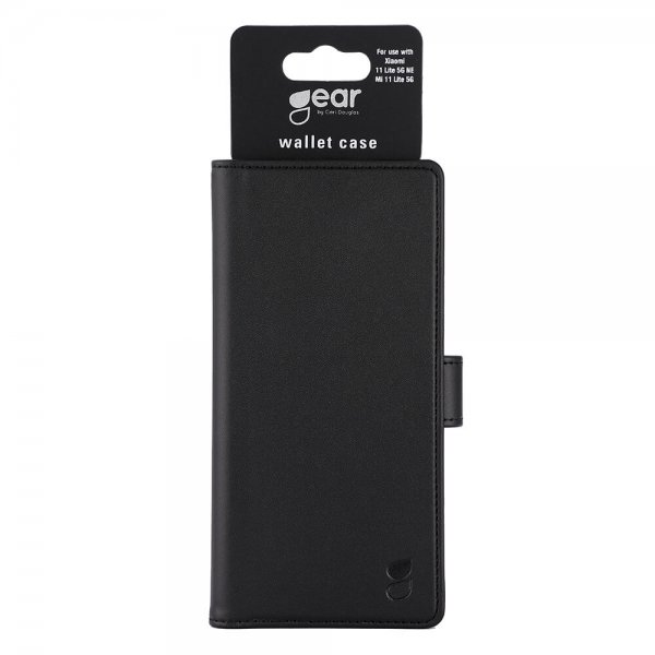 Gear Xiaomi Mi 11 Lite Fodral 3 Kortfack Svart