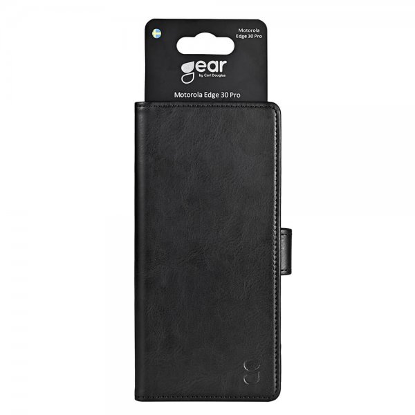 Gear Motorola Edge 30 Pro Fodral 3 Kortfack Svart