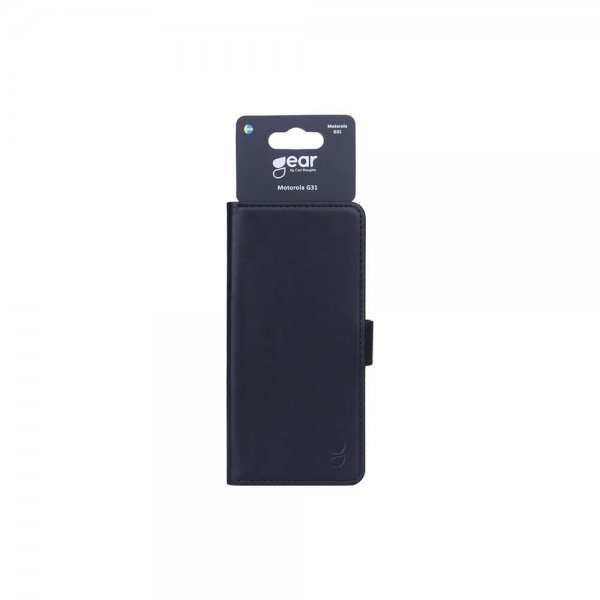 Gear Motorola Moto G31 Fodral 3 Kortfack Svart