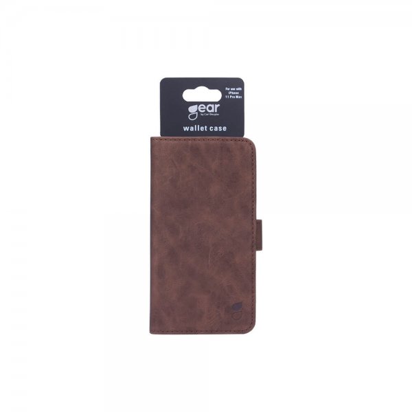 Gear iPhone 11 Pro Max Fodral Mobile Wallet Nubuck Brun