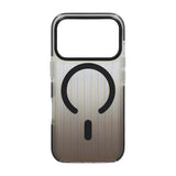 iPhone 17 Pro Max Skal Korrugerad MagSafe Svart Transparent