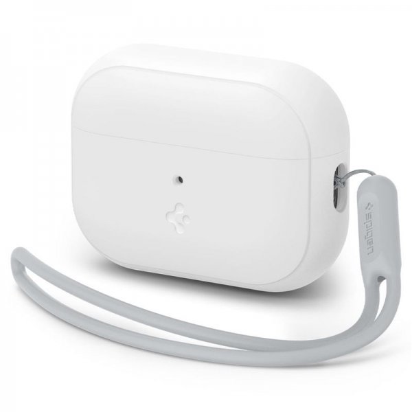 Spigen AirPods Pro 2 Skal Silicone Fit + Strap Vit