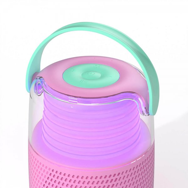 Mobility on Board Högtalare Karaoke Kit LED Rosa