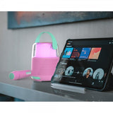 Mobility on Board Högtalare Karaoke Kit LED Rosa