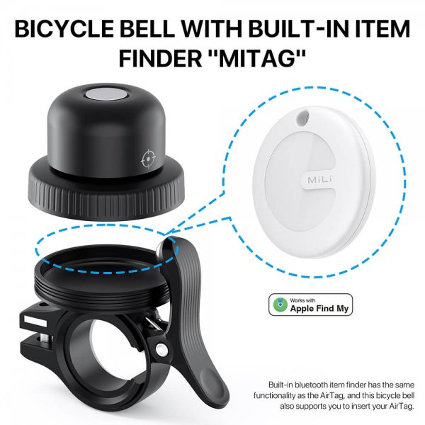 Elago MIBELL Trackable Anti-Loss Ringklocka för Cykel