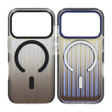 iPhone 17 Pro Max Skal Korrugerad MagSafe Svart Transparent