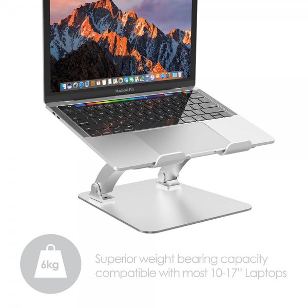 desire2 Laptopställ Dual Pivot Riser Justerbar Aluminium