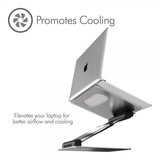 desire2 Laptopställ Supreme Sit-Stand Aluminium