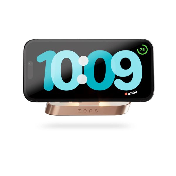 Zens Trådlös Laddare Magnetic Nightstand Charger MagSafe Copper