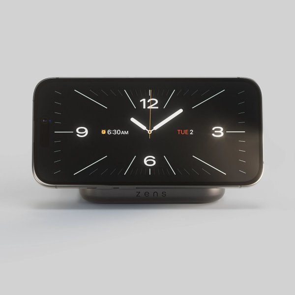 Zens Trådlös Laddare Magnetic Nightstand Charger Qi2 15W Svart