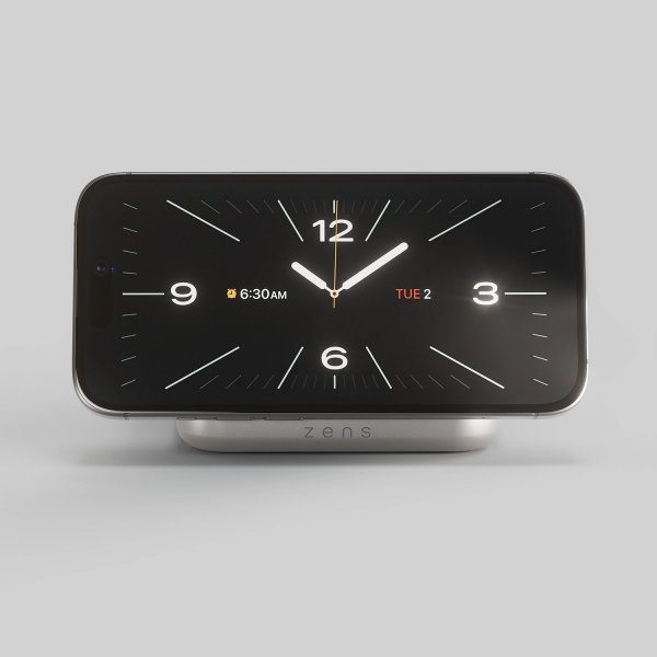 Zens Trådlös Laddare Magnetic Nightstand Charger Qi2 15W Vit